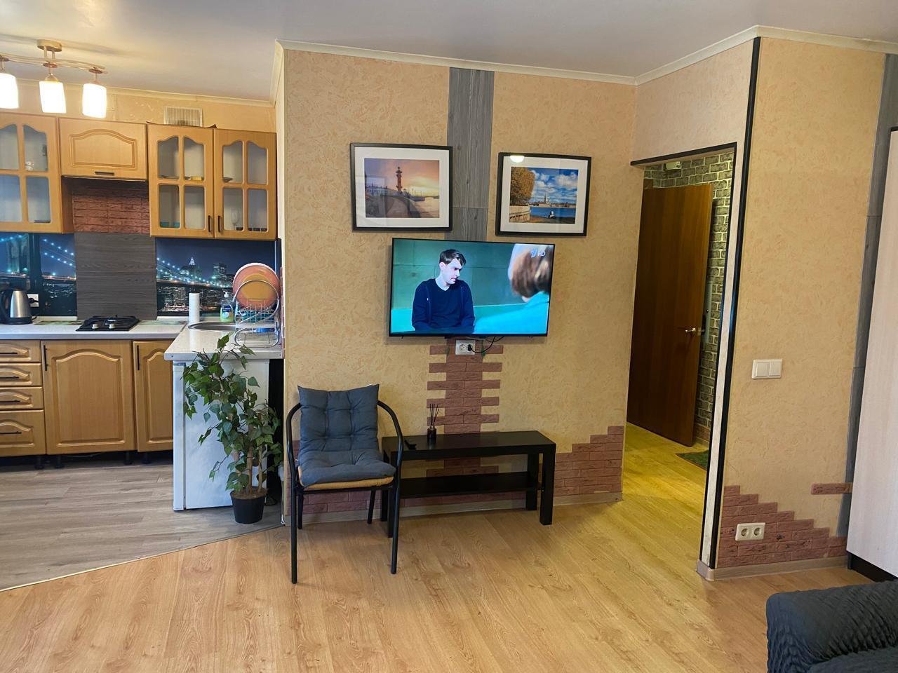 3-комнатная квартира с евроремонтом